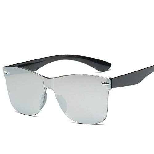 ZRTYJ Gafas de Sol para Adultos Espejo Gafas de Sol Mujeres Hombres Venta al por Mayor Color de Moda Gafas de Sol Mujer Hombre
