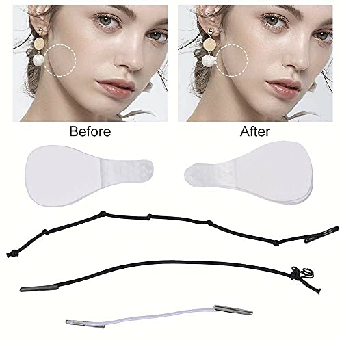 40pcs Cinta De Estiramiento Facial Invisible, Ultra Secret Lift Pro Instant Lifting Facial, Secret Lift Original Instant Lifting Facial, De Ojos, Cuello Y MandíBula