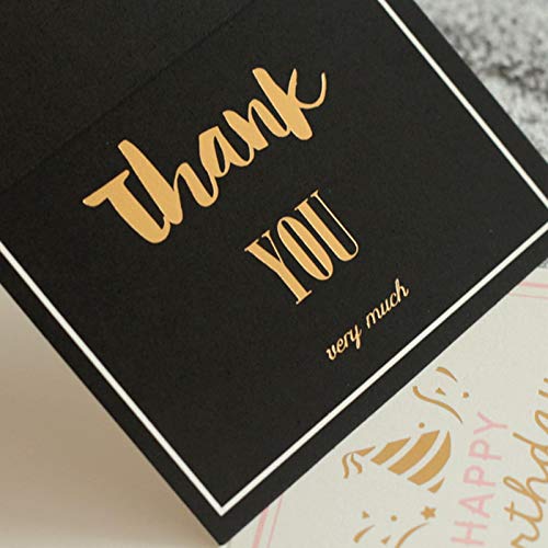 9 tarjetas de felicitación creativas bronceadoras para cumpleaños, tarjetas de agradecimiento, mensaje de bendición, día del padre, día de la madre, tarjeta pequeña de descuento
