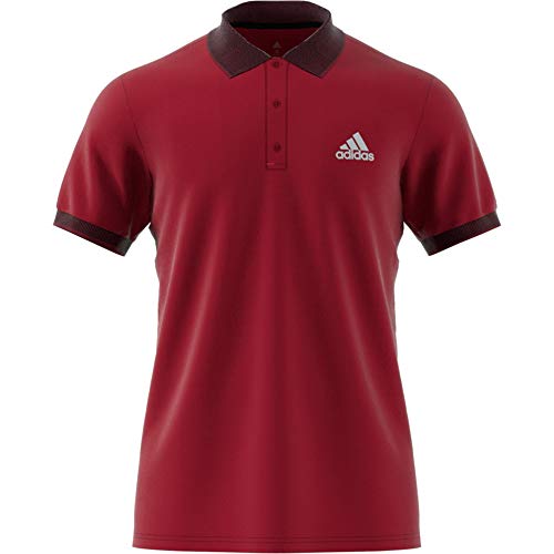 adidas Club Solid Polo, Hombre, Rojo (Red), S