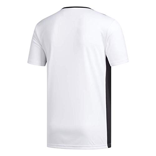 Adidas ENTRADA 18 JSY T-shirt, Hombre, White/ Black, S