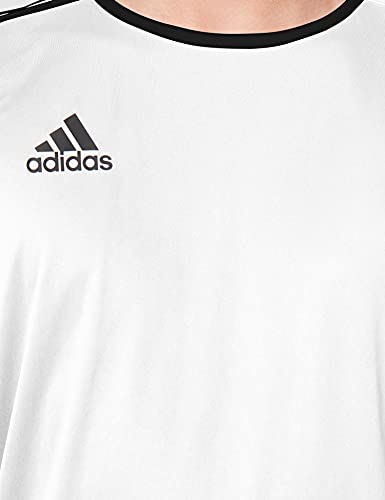 Adidas ENTRADA 18 JSY T-shirt, Hombre, White/ Black, S