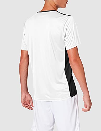 Adidas ENTRADA 18 JSY T-shirt, Hombre, White/ Black, S