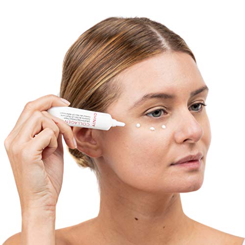 AINHOA Cosmetics – COLLAGEN+ Contorno de Ojos Lift-Reafirmante 15 ml – Corrector ojeras, Antiojeras Mujer, Antiarrugas, Lifting y Anti-bolsas con Colágeno marino – Día/Noche- Calidad Profesional