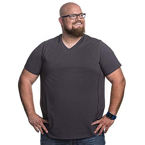 Alca Fashion Camiseta 3XL clásica Cuello en V para Hombre, T-Shirt Tallas Extra Grande XL-B - 8XL-B | Alca Classic Tshirt V-Neck tee V-Neck