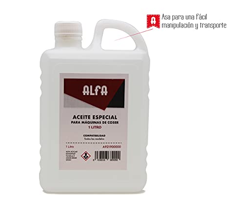 ALFA Aceite Especial MÁQUINAS DE Coser. 1 Litro