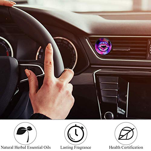 Ambientador para Coche con diseño de Mariposas e hortensias, Fragancia Floral de Fruta de la pasión, difusor de aceites Esenciales para aromaterapia, 2 Unidades