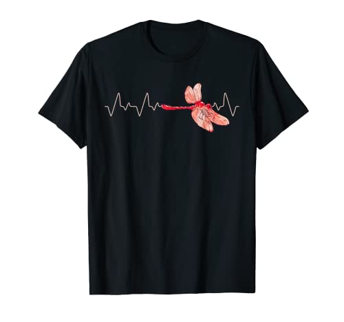 Animal Insecto Natura Battito Cardiaco Regalo Libellula Camiseta