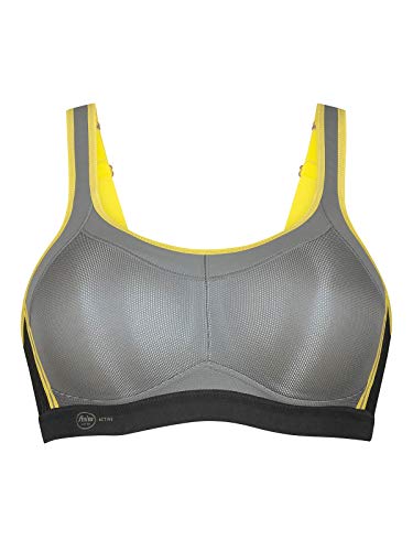 Anita Momentum Sujetador Deportivo, Opaco, Iconic Grey, 90D para Mujer
