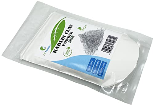 Arcilla Kaolin – 100gr – arcilla cosmética son ingredientes populares para muchas aplicaciones de cuidado de la piel y se puede utilizar en máscaras, limpiadores, jabones, cosméticos de color,cremas.
