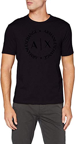 Armani Exchange 8nztcd Camiseta, Azul (Navy 1510), Large para Hombre