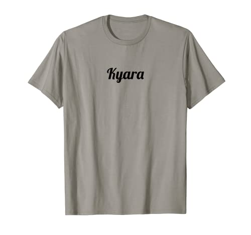 Arriba Que Dice El Nombre KYARA | Lindos Adultos Niños - Gráfico Camiseta
