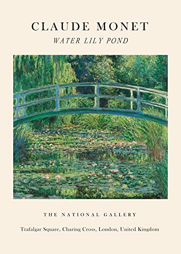 Artesta Lámina para enmarcar Water Lily Pond Exhibition - Claude Monet (20x30cm)