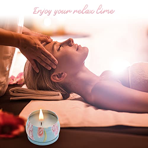 ASANMU Velas Aromáticas para Regalo,Velas Perfumadas para San Valentin Vela Aromática Cera de Soja Natural Velas Aromaterapia Adecuado para Yoga/Baño Regalo Originales para San Valentin para Novia