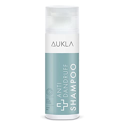 AUKLA - Champú anticaspa que protege del picor y la sequedad del cuero cabelludo, testado dermatológicamente, fabricado en Alemania, 200 ml