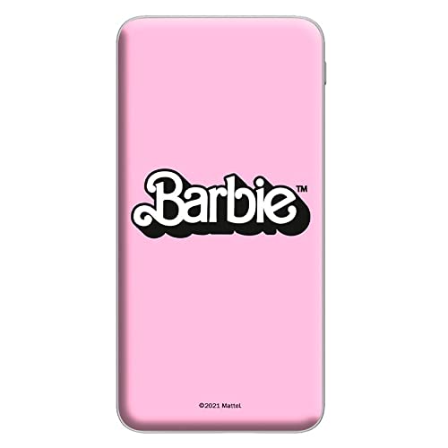 Batería Externa Universal Power Bank 10.000 mAh Licencia Barbie Rosa