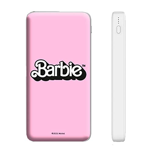 Batería Externa Universal Power Bank 10.000 mAh Licencia Barbie Rosa