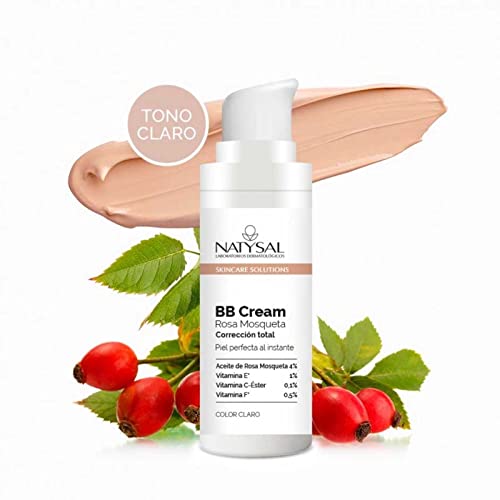 BB Cream Rosa Mosqueta 30 ml. Natysal. Hidrata ilumina y alisa las imperfecciones