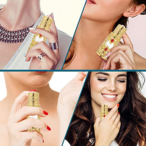 Beaupretty Botellas de Goteros de Vidrio Botellas de Aceites Esenciales Vacías de 3ML Frascos de Muestra de Perfume Envases Cosméticos Líquidos de Esencia