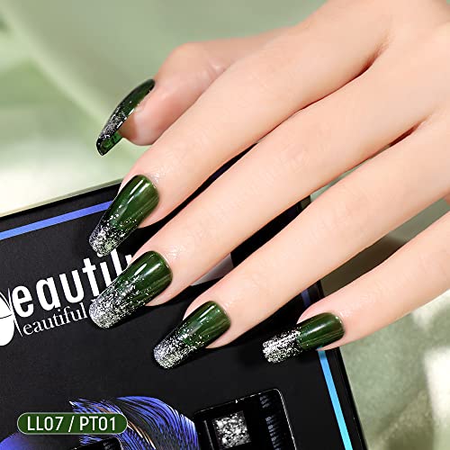 Beautilux Gel Polish Semi Permanente UV LED Nail Gel Polish Soak Off Manicure Nail Art Kit 6 colores X 10ml nail art gel polish Adecuado para el hogar, salón, manicura profesional