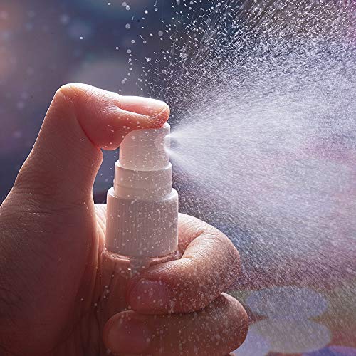 BENECREAT Botellas de plástico vacías con pulverizador para Perfume, loción