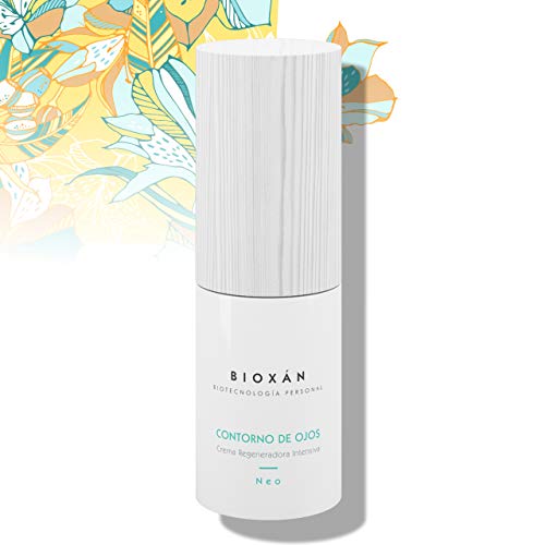 BIOXAN | Crema Antiarrugas Mujer y Hombre Contorno de Ojos 15 ml | Crema Hidratante Regeneradora | Noche y Día | Ingredientes de Origen Natural | Cosmética Natural Made in Spain
