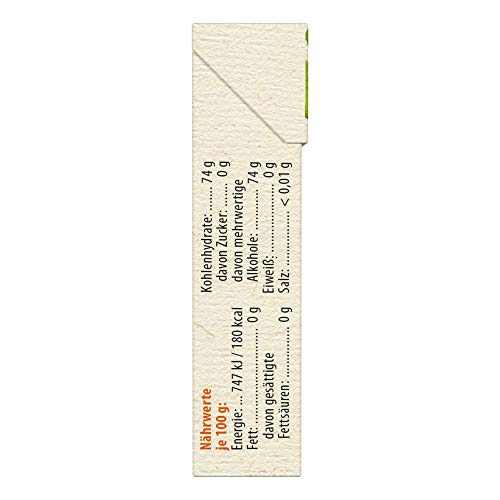 Birkengold | 100% chicle natural | fruta | xilitol | Sin plástico | higiene dental | sin azúcar | sin aspartamo | vegano | 12 pza.