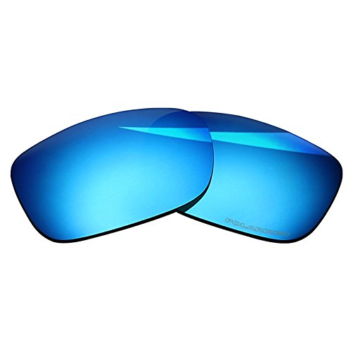 BlazerBuck Lentes de repuesto y herramientas de reparación para Oakley TwoFace OO9189, Azul hielo polarizado.,