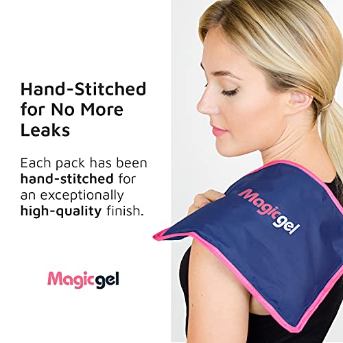 Bolsa de gel frío para lesiones reutilizable. Compresa gel hielo para hinchazón, alivio del dolor, fisioterapia y recuperación más rápida, de Magic Gel