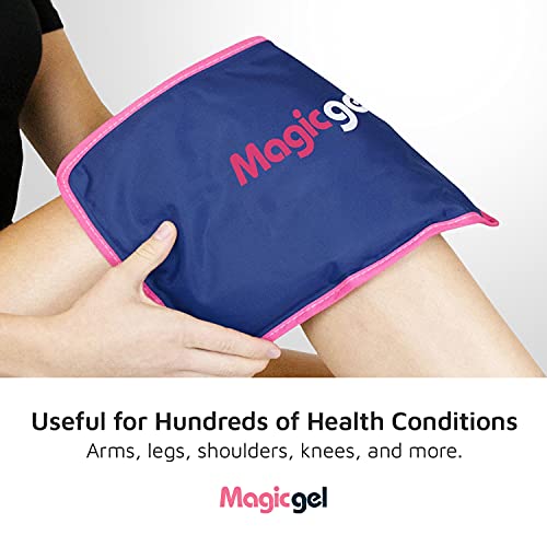 Bolsa de gel frío para lesiones reutilizable. Compresa gel hielo para hinchazón, alivio del dolor, fisioterapia y recuperación más rápida, de Magic Gel