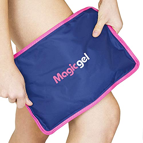 Bolsa de gel frío para lesiones reutilizable. Compresa gel hielo para hinchazón, alivio del dolor, fisioterapia y recuperación más rápida, de Magic Gel