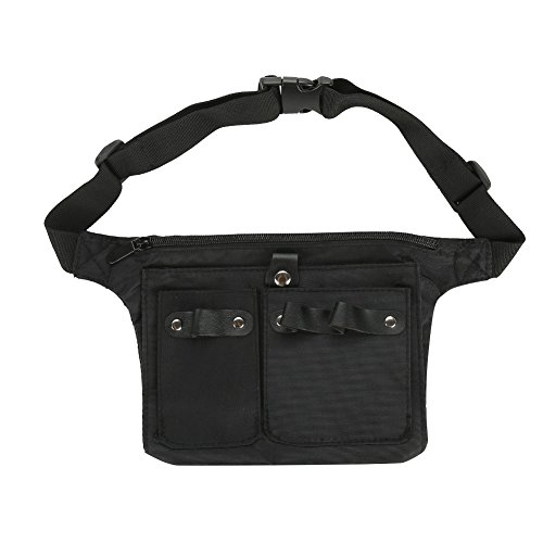 Bolso de herramientas de peluquería - Bolso de cintura de peluquería Bolso de bolsa de herramientas de peluquería profesional Cinturón de tijeras de pelo Peine Cinturón de cintura