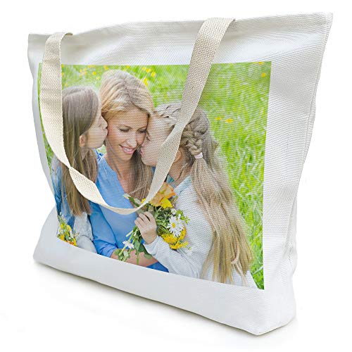 Bolso de Tela Personalizado con Foto/diseño/Texto. Regalo Original y esclusivo. Tote Bag. Personalizado por Dos Caras. Bolsa Nature