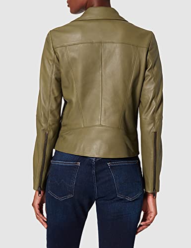 BOSS C_saleli1 Chaqueta de Piel, Dark Green303, 46 para Mujer