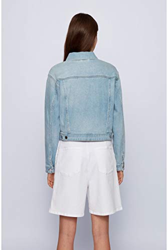 BOSS Chaqueta Vaquera 1.0 10230642 01, Turquoise/Aqua449, 42 para Mujer