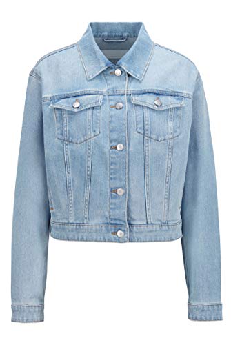 BOSS Chaqueta Vaquera 1.0 10230642 01, Turquoise/Aqua449, 42 para Mujer