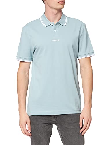 BOSS Pchup 1 Camisa de Polo, Turquoise/Aqua446, XL para Hombre