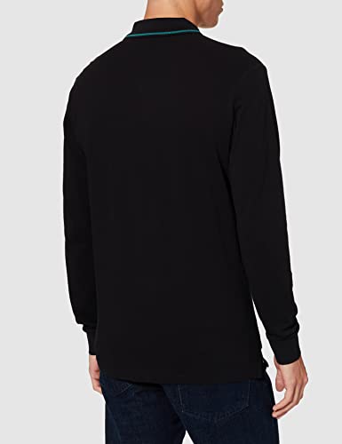 BOSS Tobin_LS_ZA Camisa de Polo, Negro1, XL para Hombre