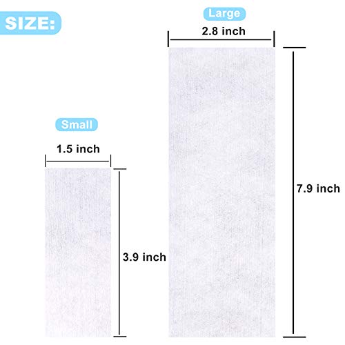 BQTQ 800 Piezas Bandas de Papel para Depilación Tiras Depilatorias Papel Depilatorio Para Brazos, Axilas, Piernas, Labios, Cejas de Mujeres y Hombres