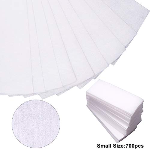 BQTQ 800 Piezas Bandas de Papel para Depilación Tiras Depilatorias Papel Depilatorio Para Brazos, Axilas, Piernas, Labios, Cejas de Mujeres y Hombres