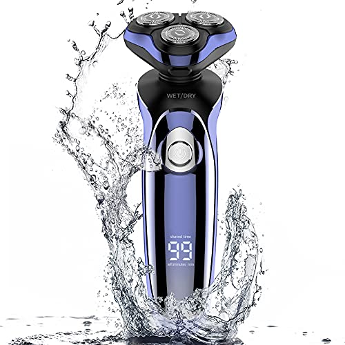 bres, máquina de afeitar seca húmeda impermeable USB de carga rápida, cortadora de barba eléctrica el mejor regalo para hombres papá men's shaver