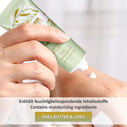 BRUBAKER Cosmetics Cremas para las Manos 3 Paquetes de Crema Hidratante para Manos Secas, Ásperas y Agrietadas - Crema Hidratante con Urea y Manteca de Karité
