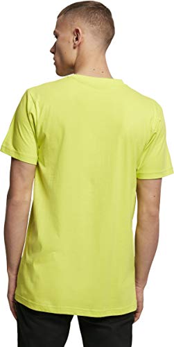 Build Your Brand T-Shirt Round Neck Camiseta, Hombre, frozen yellow, XXL