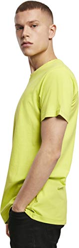 Build Your Brand T-Shirt Round Neck Camiseta, Hombre, frozen yellow, XXL