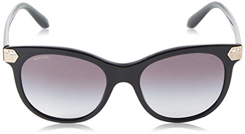 Bulgari 0Bv8185B 501/8G 55 Gafas de Sol, Negro (Black/Gray), Mujer