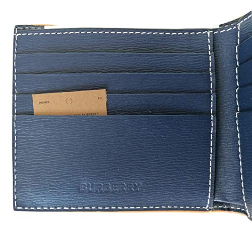 BURBERRY Cartera de hombre tipo libro con monedero negro 80324841 negro