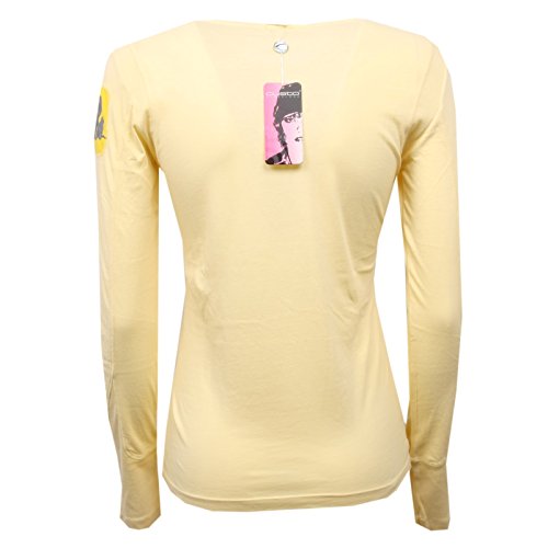 C8590 maglia donna CUSTO BARCELONA giallo yellow t-shirt woman [2/M]