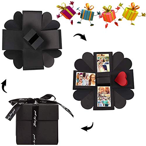 Caja de Regalo Creative Explosion, Explosion Box, Caja Sorpresa Creativa, Caja Regalo Fotos, Caja de Regalo Sorpresa, Caja de Regalo Para Cumpleaños, Boda, Día de San Valentín, Aniversario, Navidad