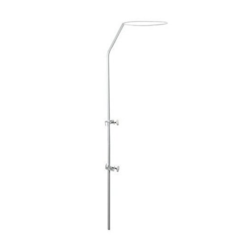Callyna ® - Dosel para cuna XXL con soporte, velo de calidad LUX color blanco grande, mosquitera decorativa para cuna de bebé, color blanco