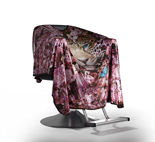 Capa de peluquería con delantal, original Barbermood Barber Cape, Professional Hair Design Salon Cape, Capa de corte de pelo, 138 cm x 158 cm, impermeable, transpirable, ajustable, lavable.